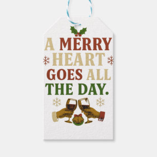 A Merry heart goes all the day Gift Tags