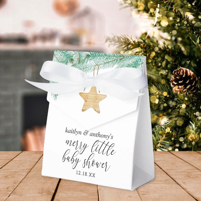 A Merry Little Baby Shower Favour Box (Creator Uploaded)