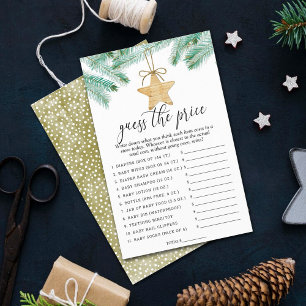 A Merry Little Baby Shower Guess The Price Game