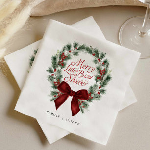 A Merry Little Bridal Shower Napkin