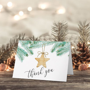 A Merry Little Bridal Shower Thank You Card