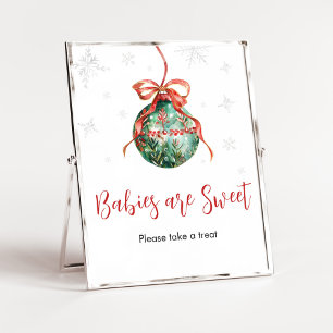 A Merry Little Christmas Babies are Sweet Poster