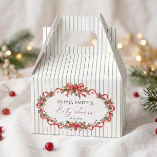A Merry Little Christmas Baby Shower Favour Box