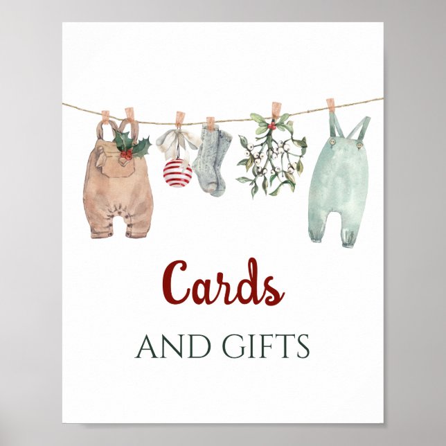 A Merry Little Christmas Clothes Cards and Gifts  Poster (Front)