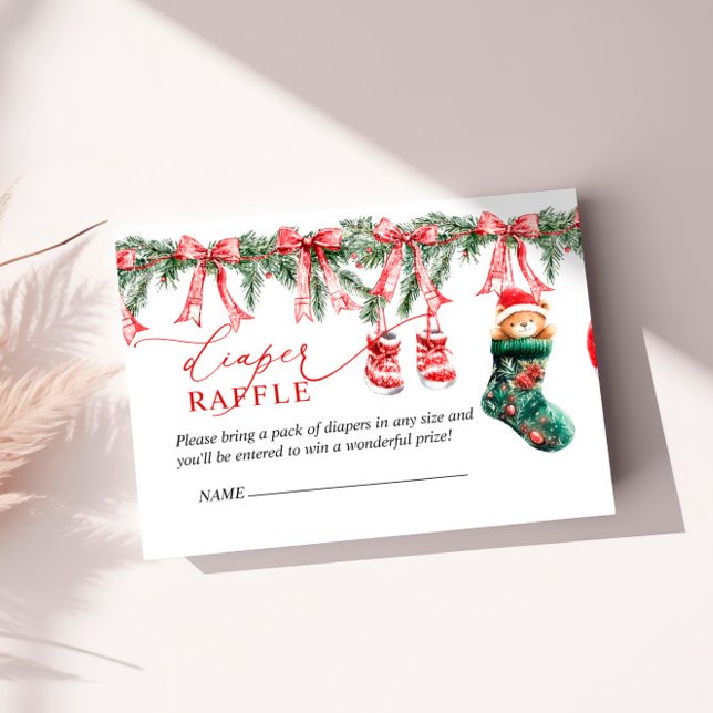 A Merry Little Christmas Diaper Raffle Card (Creator Uploaded)
