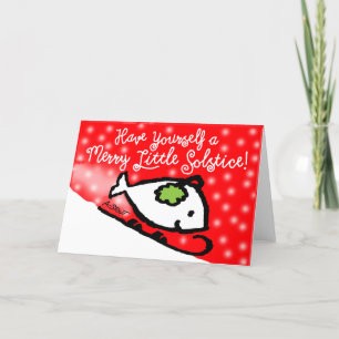 A Merry Little Solstice! - Thank You Card