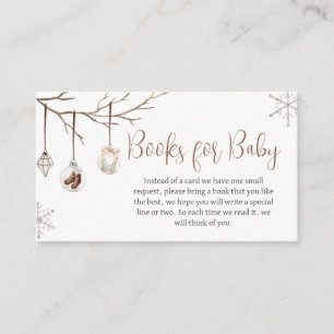 A Merry Little Winter Christmas Books for Baby Enclosure Card