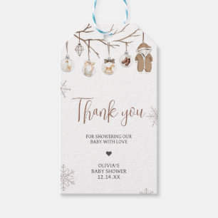 A Merry Little Winter Christmas Favour Tags
