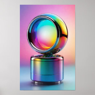 A Mesmerising Play of Light and Colour Poster
