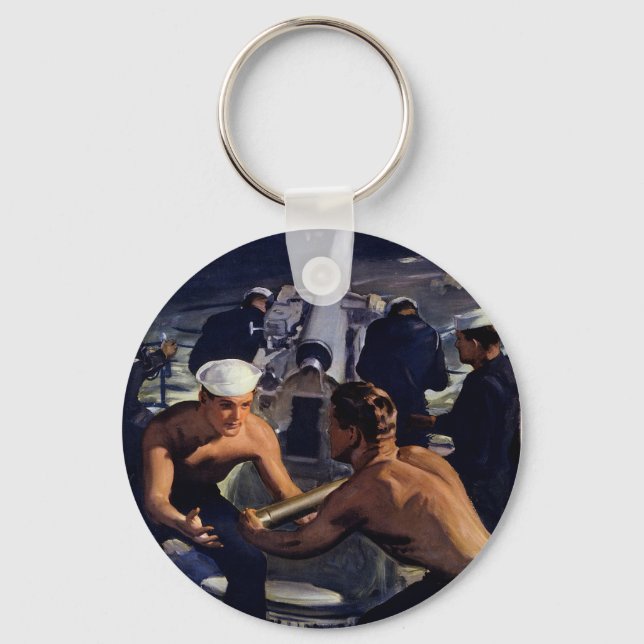 A Message from America Key Ring (Front)