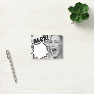 A message from your mother. post-it notes