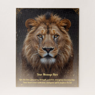A Message of Love on your Lion Jigsaw Puzzle