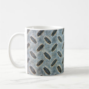 A metal weave texture backgroundabstract, aged, al coffee mug