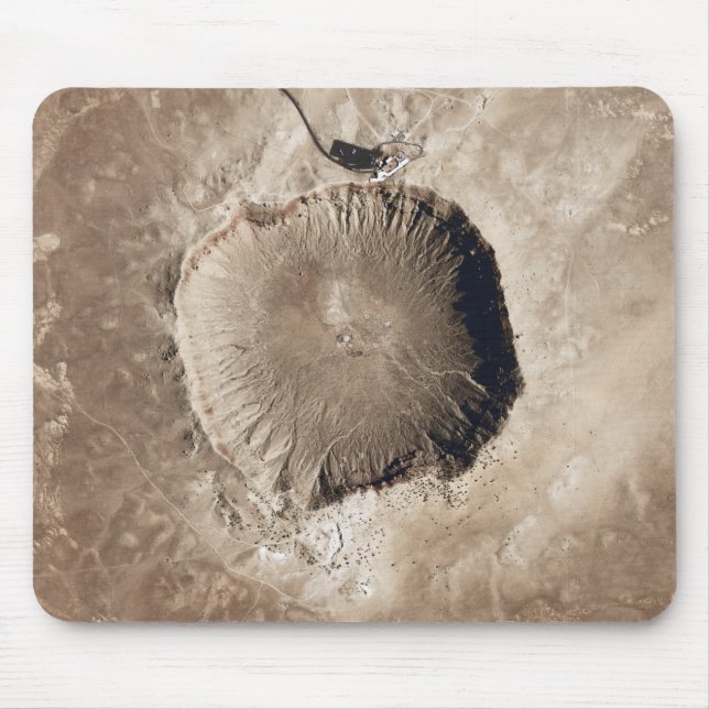 A meteorite impact crater mouse pad (Front)