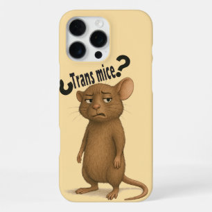 A mice confused by dumb statement iPhone 16 pro max case