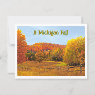 A Michigan Fall Postcard