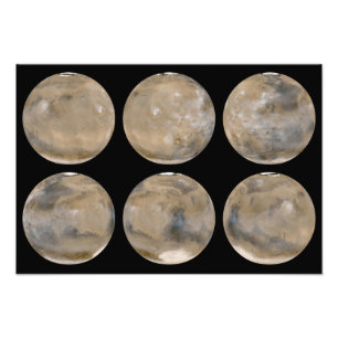 A Mid-Northern Summer/Southern Winter on Mars Photo Print