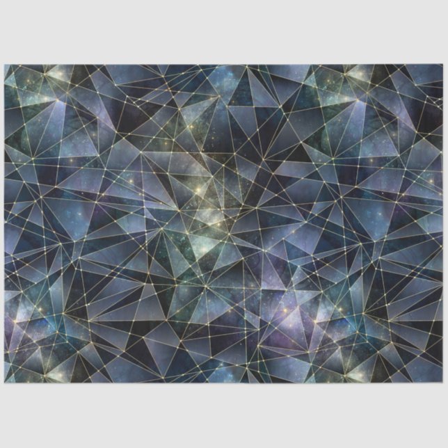 A Midnight Crystal Series Design 3 Tissue Paper (Front)