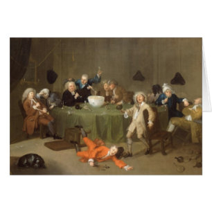 A Midnight Modern Conversation, c.1732 (oil on can