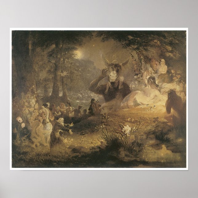 A Midsummer Night's Dream, 1834 Poster (Front)