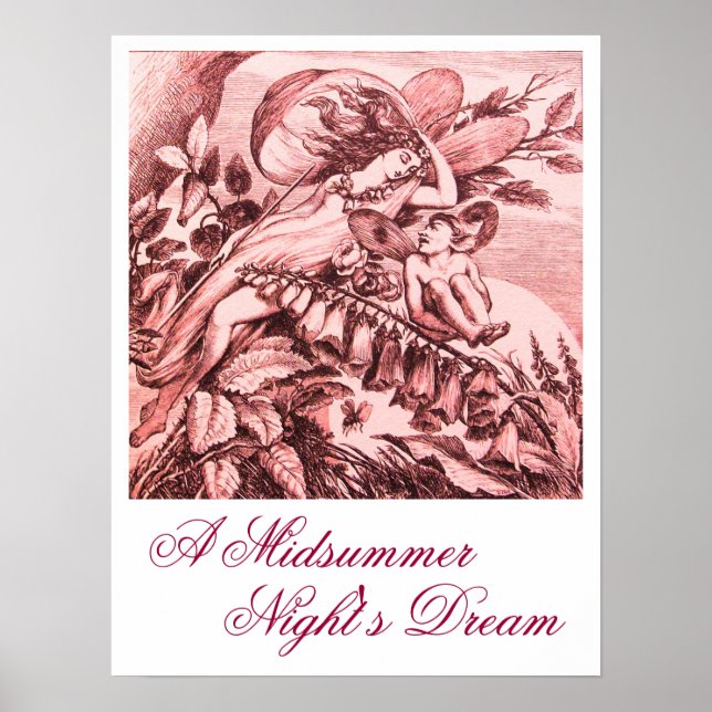 A MIDSUMMER NIGHT'S DREAM / FAIRY TITANIA POSTER (Front)