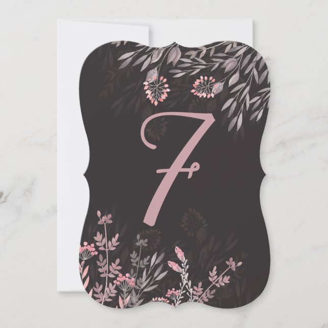 A Midsummer Night's Dream Table 7 Double Sided Invitation (Front)