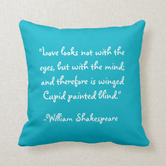 A Midsummer Nights Dream w Shakespeare Quote Cushion