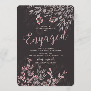A Midsummer Night's Dream Wedding Engagement Party Invitation