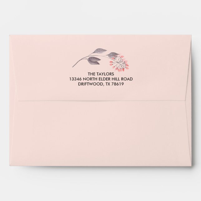 A Midsummer Night's Dream Wedding Matching Envelopes (Back (Top Flap))