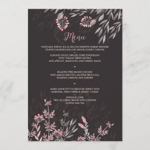 A Midsummer Night's Dream Wedding Menu