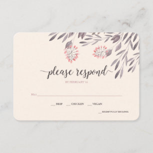 A Midsummer Night's Dream Wedding RSVP v2