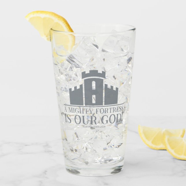 A Mighty Fortress Is Our God Glass (Front Ice)