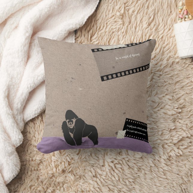 A Mighty Gorilla duvet cover Cushion (Blanket)