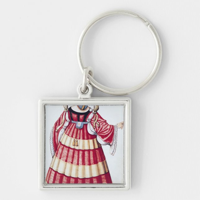 A Milanese Lady Key Ring (Front)