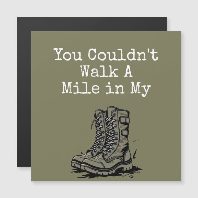 "A Mile in My Boots" (Front/Back)