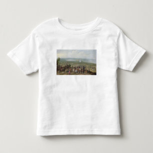 A Military Encampment with Militia on Horses, Troo Toddler T-Shirt