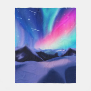 A Million Aurora Dreams Fleece Blanket