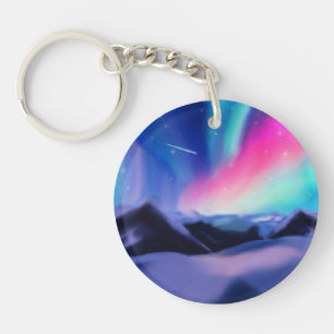 A Million Aurora Dreams Key Ring