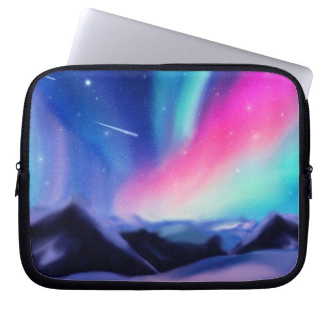 A Million Aurora Dreams Laptop Sleeve (Front)