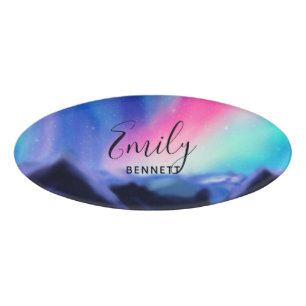 A Million Aurora Dreams Name Tag