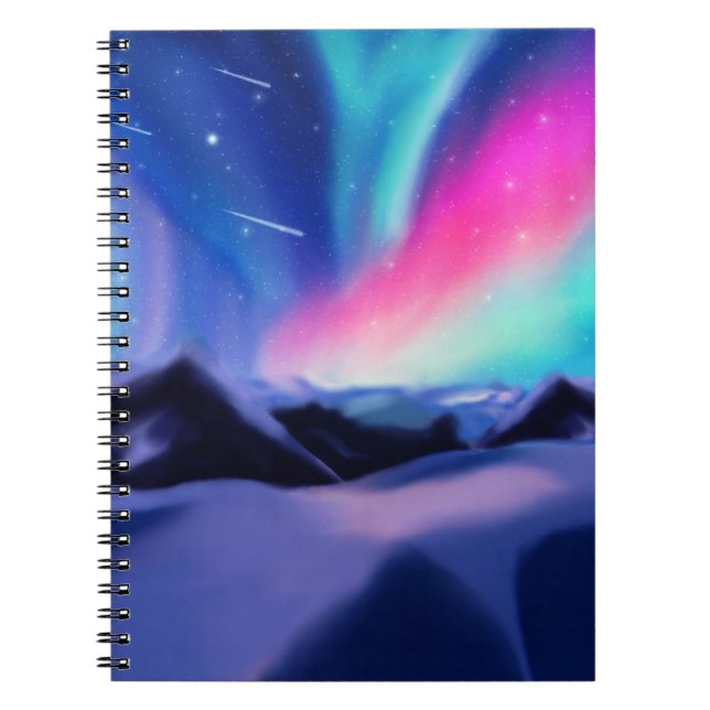 A Million Aurora Dreams Notebook (Front)