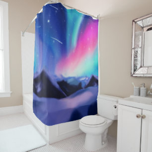 A Million Aurora Dreams Shower Curtain