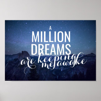"A Million Dreams" Inspirational Poster