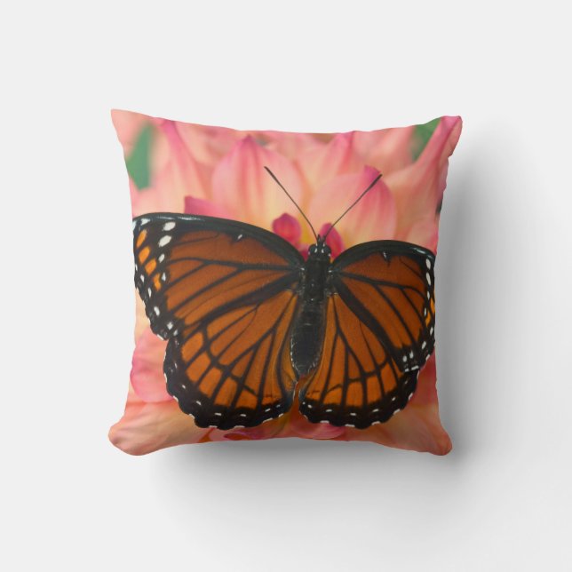 A Mimic Of The Monarch Butterfly Cushion (Front)
