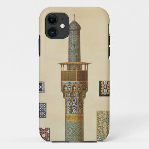 A Minaret and Ceramic Details from the Mosque of t iPhone 11 Case