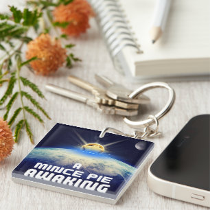 A Mince Pie Awaking Key Ring