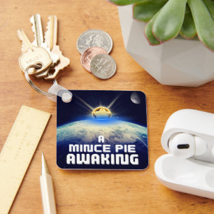 A Mince Pie Awaking Key Ring