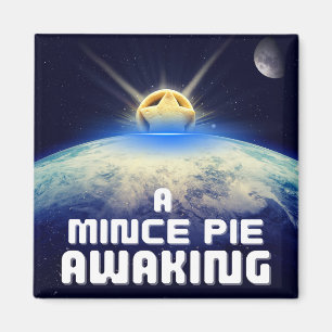 A Mince Pie Awaking Magnet