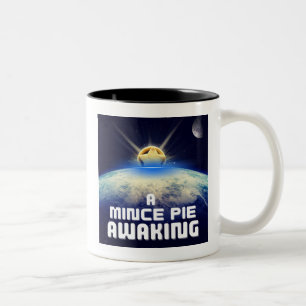 A Mince Pie Awaking Two-Tone Coffee Mug