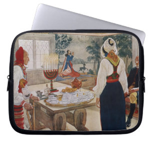 A Miner's Cottage, from a commercially printed por Laptop Sleeve